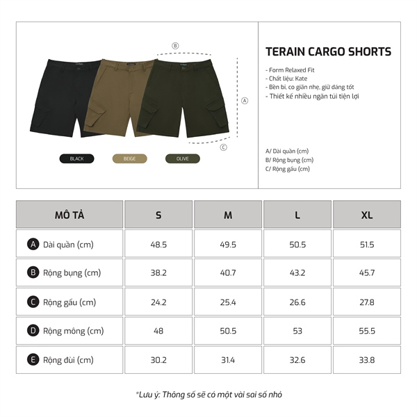 TJO Terrain Cargo Short